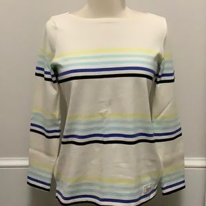 Authentic Talbots Tee-York Harbor Stripe